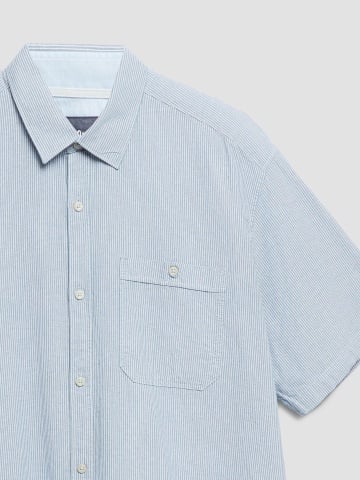s.Oliver Big Sizes Camasa casual, barbati big sizes, din bumbac, Regular fit, Albastru - Img 9