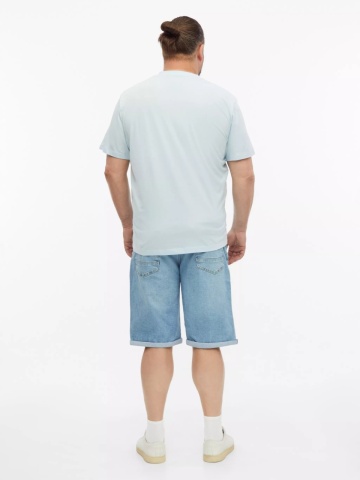 s.Oliver Big Sizes Tricou cu anchior, barbati big sizes, din bumbac, Regular fit, Albastru deschis - Img 6