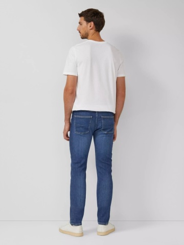 s.Oliver Blugi barbati Nelio, cu talie medie si croiala Slim fit, Albastru inchis - Img 5