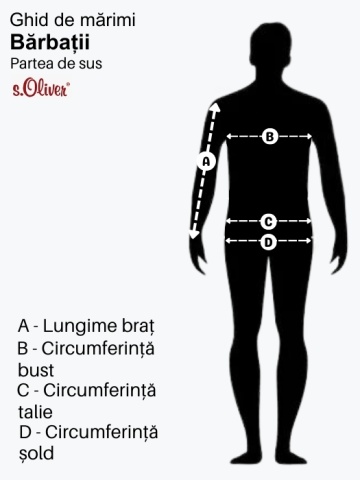 s.Oliver Geaca lunga barbati cu gluga, rezistenta la apa, Regular fit, Negru - Img 3