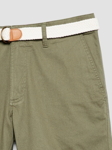 s.Oliver Pantaloni scurti barbati cu talie medie, Regular fit, Phoenix, Olive - Img 9