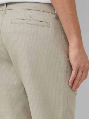 s.Oliver Pantaloni scurti barbati cu talie medie, Regular Fit, Straight Leg, Phoenix, Bej - Img 3