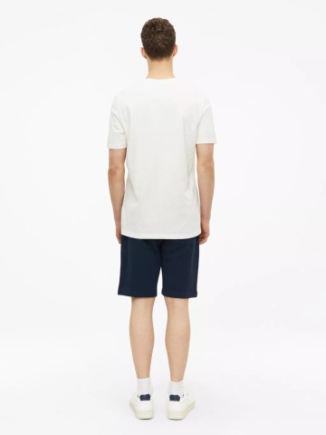 s.Oliver Pantaloni scurti sport, barbati, din bumbac, cu talie medie, Relaxed fit, Detroit, Bleumarin inchis - Img 6