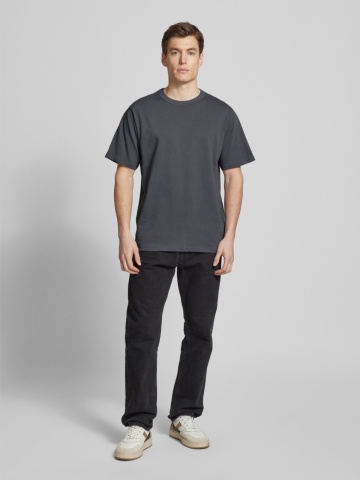 s.Oliver Tricou barbati cu croiala Regular fit, din bumbac, Gri inchis - Img 4