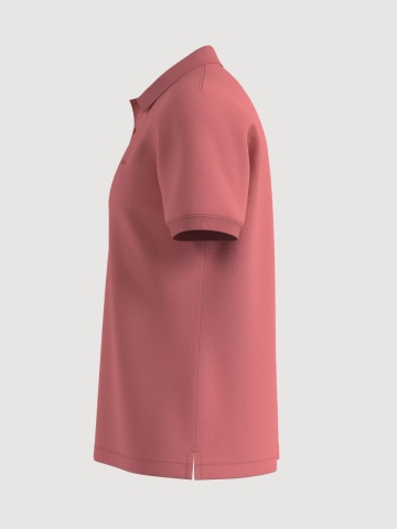 s.Oliver Tricou polo barbati, din piqué de bumbac, Roz prafuit - Img 4