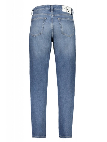 Blugi barbati cu talie medie, croiala Regular Tapered, albastru deschis - Img 2