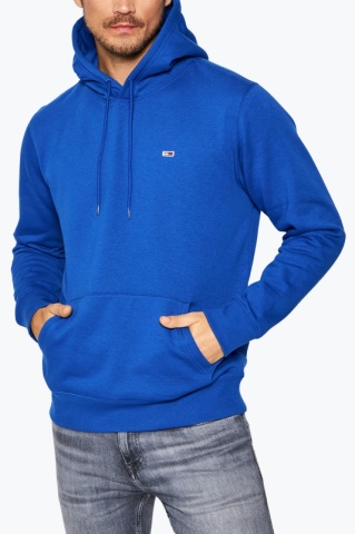 Hanorac barbati Tjm Fleece cu croiala Regular fit albastru - Img 1