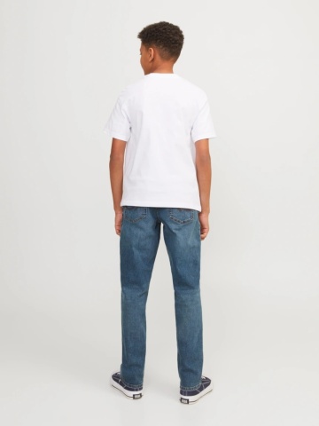 Jack & Jones Blugi baieti, CLARK, cu talie medie si croiala Regular fit, Albastru inchis - Img 7
