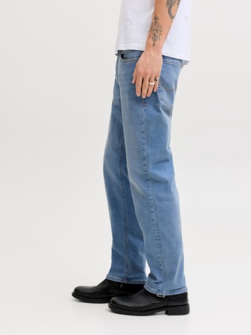 Jack & Jones Blugi barbati CLARK, cu talie medie si croiala Regular fit, Albastru - Img 3