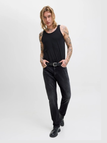Jack & Jones Blugi JJICLARK JJORIGINAL, barbati cu talie medie si croiala Regular fit, Gri inchis - Img 6
