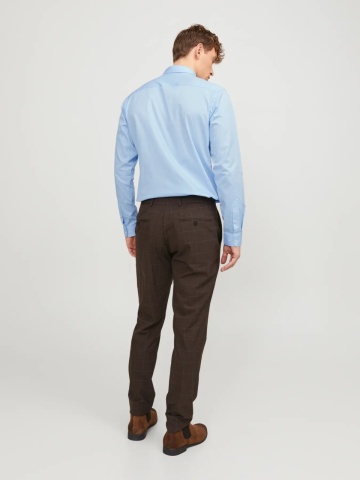 Jack & Jones Camasa barbati, Blacardiff cu croiala Slim fit, Albastru - Img 7