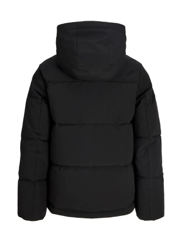 Jack & Jones Geaca baieti, PUFFER, cu gluga, Regular fit, JJGALAXY, Negru - Img 7
