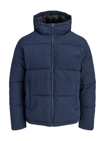 Jack & Jones Geaca barbati, cu gluga, Regular fit, JJGALAXY, Bleumarin inchis - Img 6