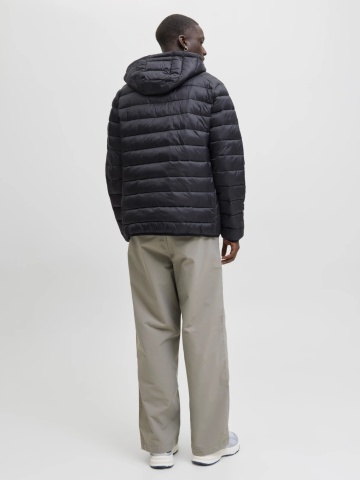 Jack & Jones Jacheta barbati cu gluga, Bradley 12280970, Regular fit, Negru - Img 7