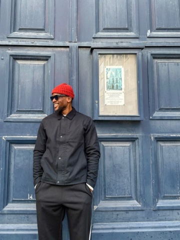 Jack & Jones Jacheta Graham Worker, barbati, Regular fit, Negru - Img 8