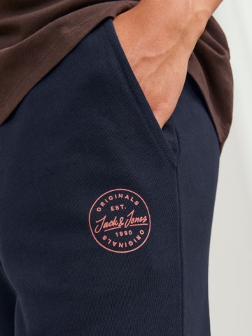 Jack & Jones Pantaloni de trening barbati, JPSTGORDON SHARK, Regular fit, Bleumarin inchis - Img 4
