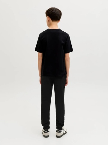 Jack & Jones Pantaloni lungi de trening baieti, cu talie joasa, Regular fit, Negru - Img 6