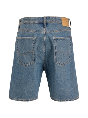 Jack & Jones Pantaloni scurti de blug barbati, cu talie inalta, croiala Regular fit, Albastru - Img 7