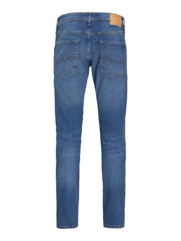 Jack & Jones Plus Blugi Glenn, barbati big sizes, cu talie joasa si croiala Slim Fit, Albastru - Img 9