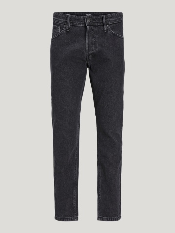 Jack & Jones Plus Blugi JJICHRIS JJORIGINAL, barbati big sizes, cu talie inalta si croiala Relaxed fit, Gri inchis - Img 8