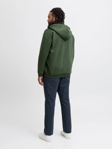 Jack & Jones Plus Pantaloni chino, JPSTMARCO JJDAVE, barbati big sizes, Slim Fit, Bleumarin inchis - Img 6
