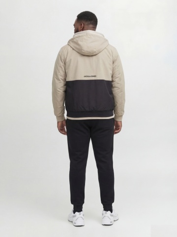 Jack & Jones Plus Pantaloni de trening JPSTGORDON JJBRADLEY, barbati, Regular fit, Negru - Img 6