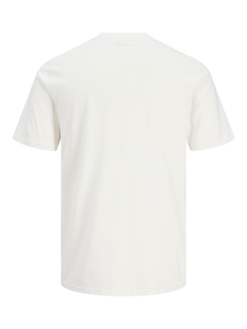 Jack & Jones Tricou baieti, din bumbac, Regular Fit, JJBENSON, Alb - Img 2