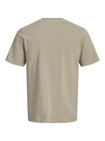 Jack & Jones Tricou baieti, din bumbac, Regular fit la baza gatului, Olive - Img 9