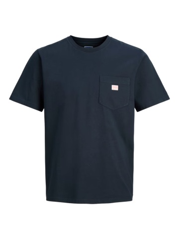 Jack & Jones Tricou barbati, JPRBLUCALEB SS TEE, Regular Fit, Bleumarin inchis - Img 8