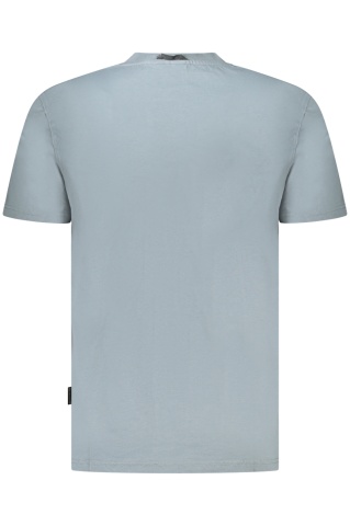 Napapijri Tricou S-Bollo barbati, cu imprimeu grafic, Regular Fit, Gri inchis - Img 2
