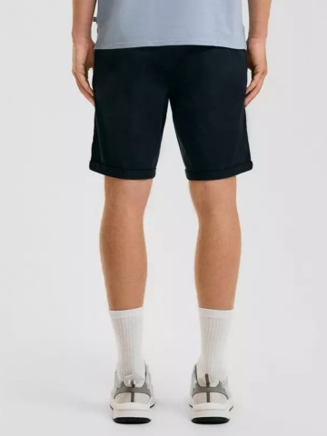 Q/S by s.Oliver Pantaloni scurti barbati chino, John cu croiala Regular fit, Bleumarin inchis - Img 2
