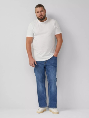 s.Oliver Big Sizes Blugi barbati big size Casby, cu talie medie, Relaxed fit, Straight leg, Albastru - Img 5