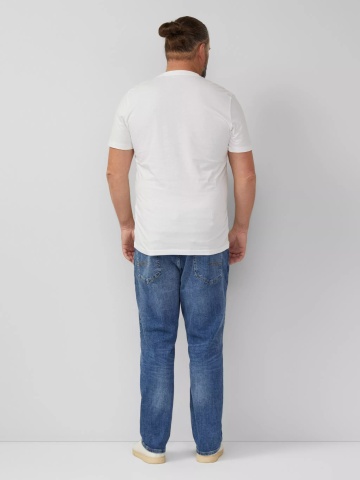 s.Oliver Big Sizes Blugi barbati big size Casby, cu talie medie, Relaxed Fit, Straight Leg, Albastru - Img 6