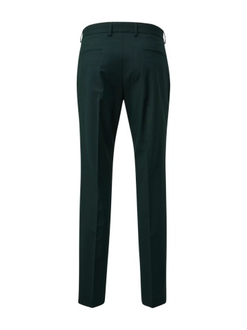 s.Oliver BLACK LABEL Pantaloni costum barbati, cu talie medie si croiala Slim fit, Verde inchis - Img 5