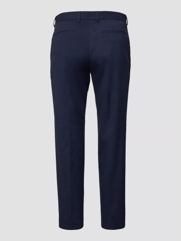 s.Oliver BLACK LABEL Pantaloni costum barbati, Slim fit, Bleumarin inchis - Img 6