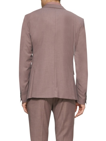s.Oliver BLACK LABEL Sacou elegant barbati, croiala Slim fit, Liliac inchis - Img 2