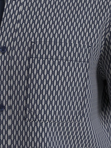s.Oliver Camasa elastica barbati cu maneca scurta, imprimeu abstract, Regular Fit, Bleumarin inchis - Img 6