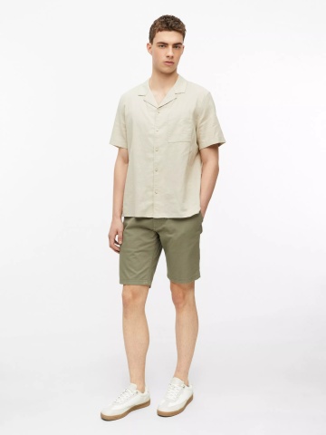 s.Oliver Pantaloni scurti barbati cu talie medie, Regular fit, Phoenix, Olive - Img 6