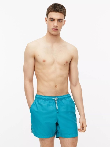 s.Oliver Pantaloni scurti barbati pentru inot cu croiala Regular fit, Turcoaz