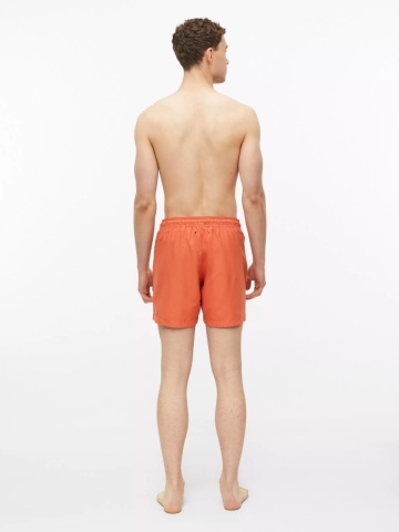 s.Oliver Pantaloni scurti barbati pentru inot cu croiala Regular fit, Portocaliu - Img 2