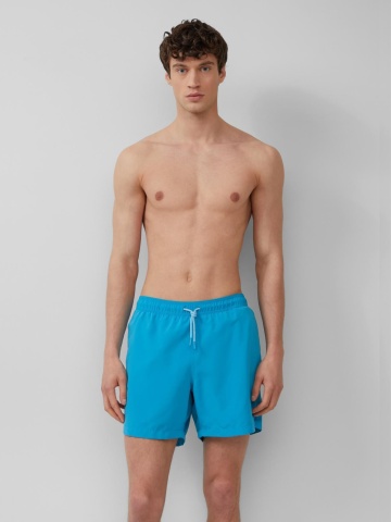 s.Oliver Pantaloni scurti barbati pentru inot cu croiala Regular fit, Albastru deschis - Img 1