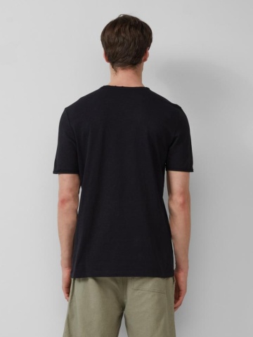 s.Oliver Tricou barbati cu croiala Regular Fit, buzunar la piept, Negru - Img 2