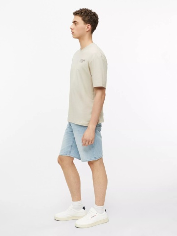 s.Oliver Tricou la baza gatului, barbati, cu imprimeu, Modern Fit, Crem - Img 4