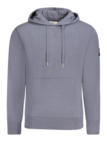 Hanorac barbati, cu logo brodat, Regular fit, albastru, Calvin Klein Jeans - Img 1