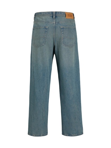 Jack & Jones Blugi baieti, ALEX cu talie inalta si croiala Baggy Fit, Albastru - Img 2