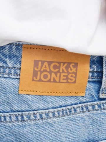 Jack & Jones Blugi baieti, CHRIS, cu talie inalta si croiala Relaxed fit, Albastru deschis - Img 5