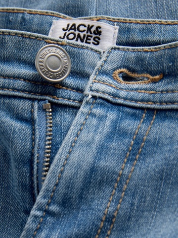 Jack & Jones Blugi baieti, CLARK, cu talie joasa si croiala Regular fit, Albastru deschis - Img 3