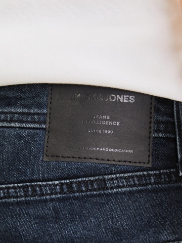 Jack & Jones Blugi barbati CLARK, cu talie medie si croiala Regular fit, Bleumarin inchis - Img 3