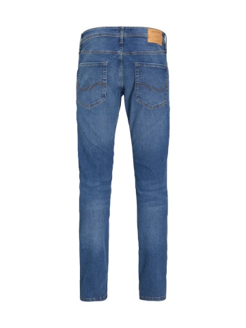 Jack & Jones Blugi barbati Glenn, cu talie joasa si croiala Slim fit, Albastru - Img 9
