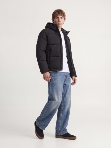 Jack & Jones Geaca barbati, cu gluga, Regular fit, JJGALAXY, Negru - Img 5